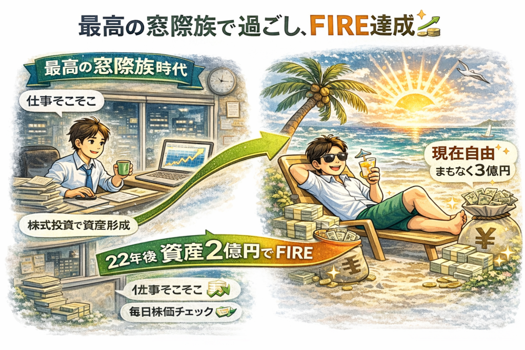 窓際族で株式投資